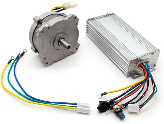 12V 24V 36V Neodymium Strong Magnetic High-Power Brushless Motor 36V 400W Large Torque Brushless Mechanical Power Mower Motor (with Controller)(with Controller)