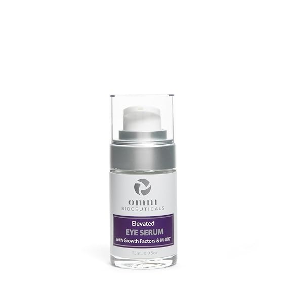 Omni Bioceuticals Elevated Eye Serum with Growth Factors & M-007, 15ml