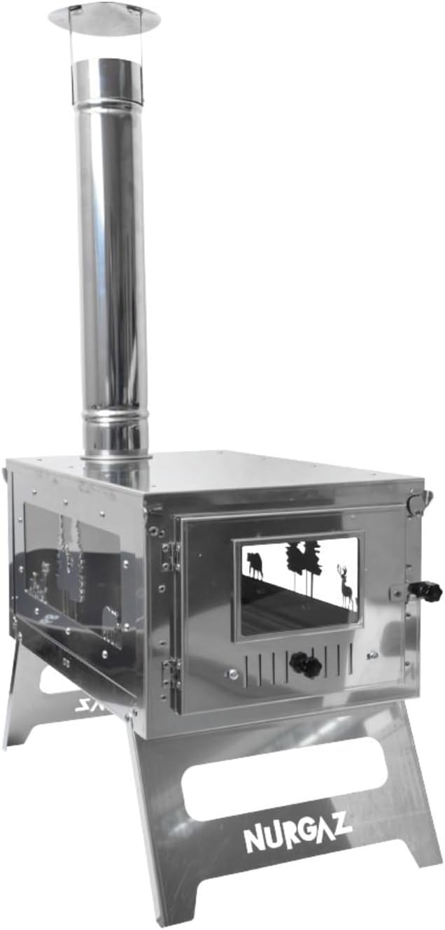 Folding Chrome Stove