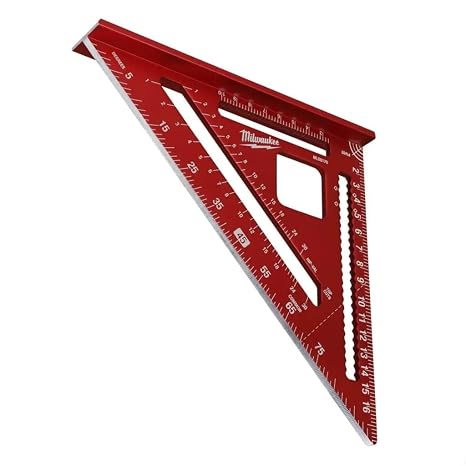 Milwaukee Square Aluminum Rafter 7 in MLSQ070