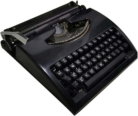 Typewriter Machine Vintage Manual English Mechanical Retro Portable Typewriters for Writing Letters and Crafting
