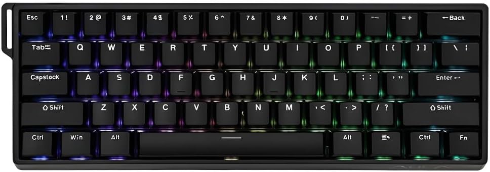 Shaking Tank x Aula Win 60 HE Gaming Typewriter, Wired Mechanical Keyboard, 60% 61 Keys, RGB Backlit Keyboard, 8000Hz Polling Speed, Hot Swap