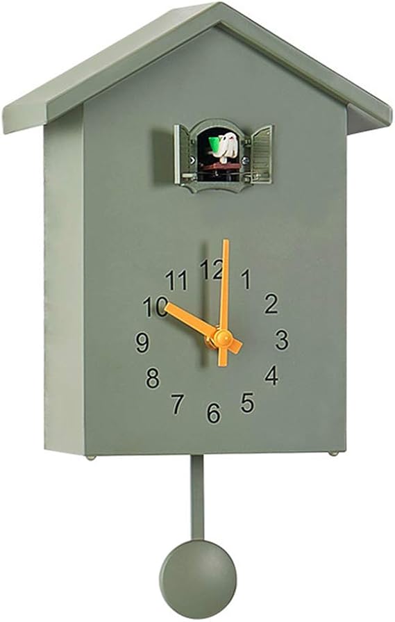Modern Bird Cuckoo Design Quartz Wall Hanging Clock Wall Art Home Decoraton Cute Modern Brief Decoration Small Digital Clocks Bedside