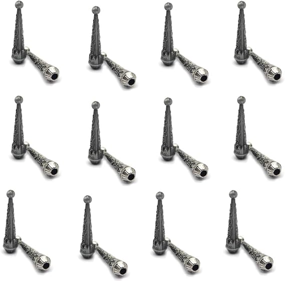 KDG Bolo Tie Tips Replacement End Caps 12 Pack
