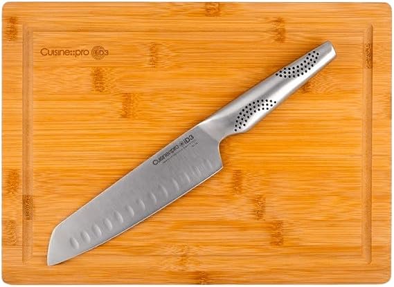 CUISINE::PRO iD3 Santoku Knife (7" & Cutting Board)