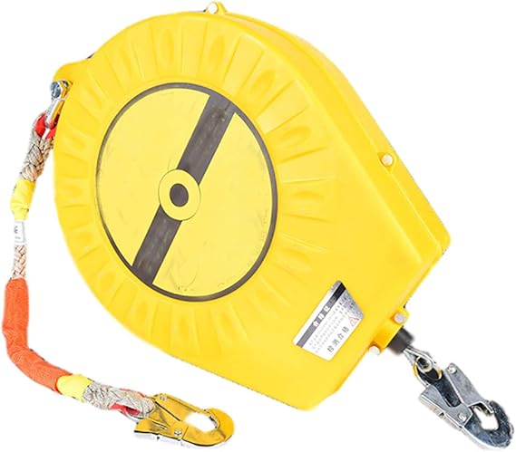 Self Retracting Lifeline, Fall Protection Yoyo Harness-Web Construction, 11 ft (3.3 m), Steel shackle, 330 lb Capacity