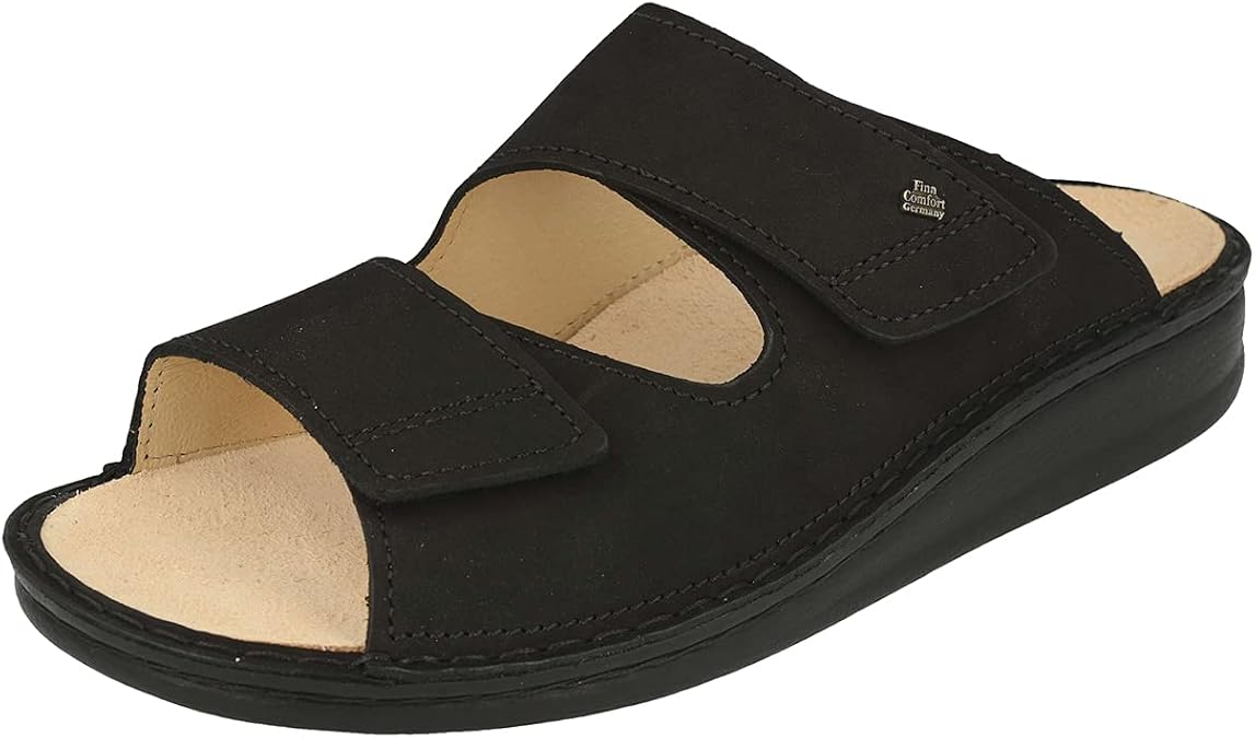 Finn Comfort Riad, Unisex Adult Sandals, Black