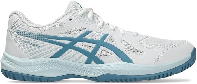 ASICS Men's Upcourt 6 Volleyball Shoes White Saba Blue 44 EU