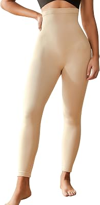 High Waisted Shapewear Leggings for Women Footless Tummy Control Legging Butt Lifting Panties Thigh Slimmer