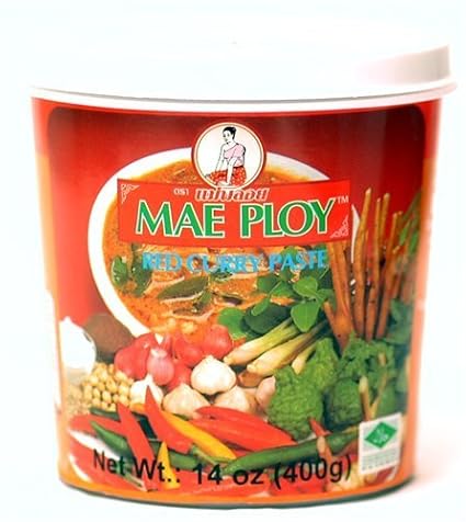 Mae Ploy Red Curry Paste (Pack of 3)