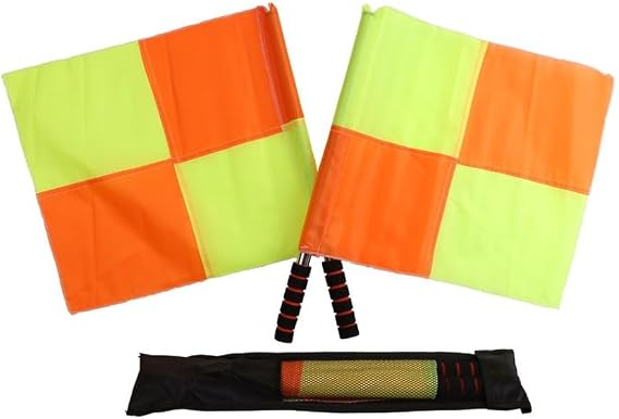 Football Referee Flags, 35X35 Cm
