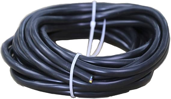 TOPENS 25FT Extension 5 Conductor Cable Original Core Wire for Gate Openers Arm Actuator Accessories 25 Feet Black