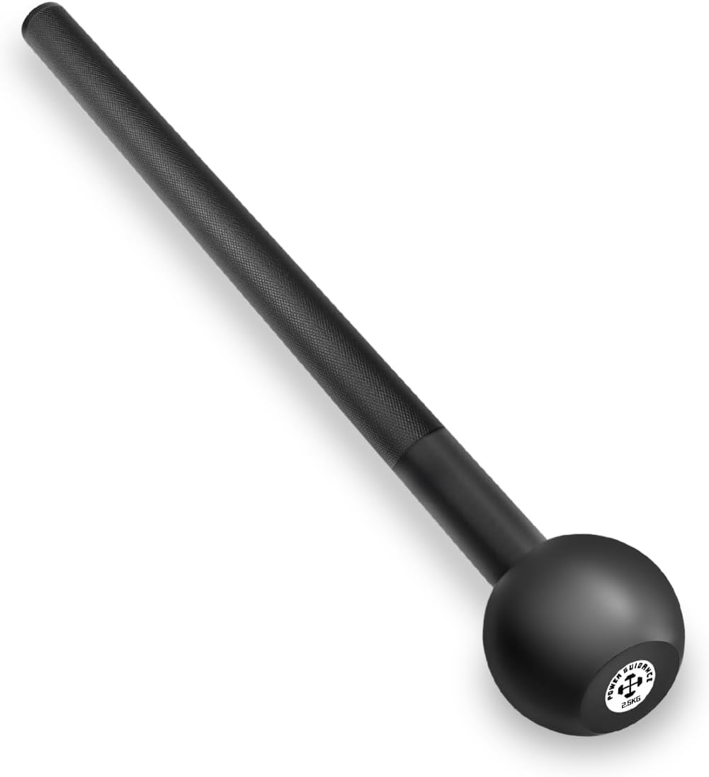 POWER GUIDANCE Steel Mace Macebell Cast Iron Training Full Body Workout, Shoulder, Core Strength, Muscles, Joints 2.5kg to 12.5kg