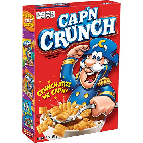 Capn Crunch Cereal, Original Crunch, 14 Ounce