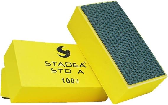 diamond hand polishing pads for marble hand polishing: Grit 100 (Concrete, Glass, Stone, Granite) 1 Piece by Stadea
