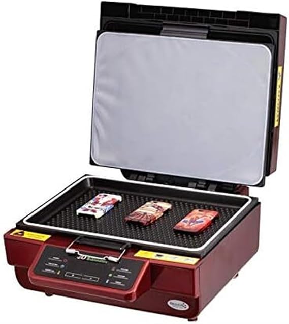 Heat Press Machine, 3D Sublimation Vacuum Printer for Mug, T-Shirt, and Cell Phone Case Digital Printing