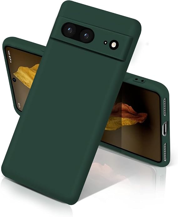 Google Pixel 7 Case, Silicone, Shockproof, Anti-Slip, Smartphone Case, US Military MIL Standard, SGS Certified, Anti-Fingerprint, Cover, Google Pixel 7 Case, Shock Absorption, Camera Protection