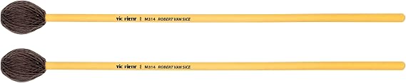 Vic Firth Robert Van Sice Signature Keyboard - Vibraphone Mallets, Medium Hard (M314)