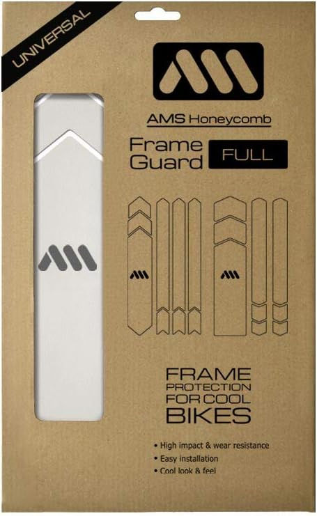All Mountain Style AMS High Impact Frame Guard Full Semi-Transparent – Protects your bike from scratches and dings