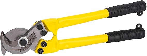18in Cable Cutter Heavy Duty Wire Rope Cutter, Wire Cable Cutter for Aluminum Copper Wire Up to 125mm2, Hardened Steel Wire Cutters