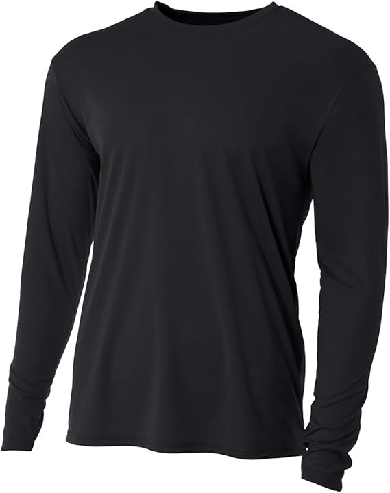 A4 Youth Cooling Performance Crew Long Sleeve