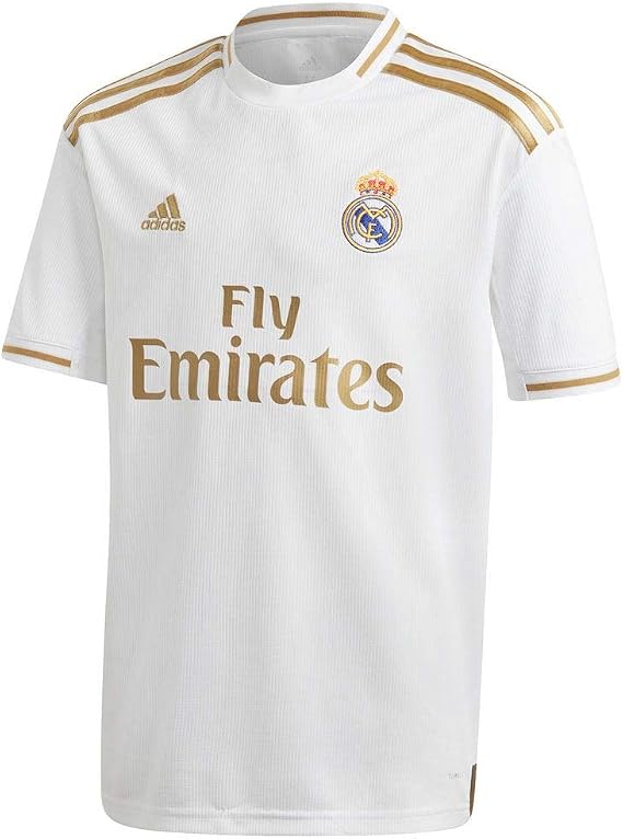 adidas Kid's Real Madrid Home Jersey 2019-20 (Medium) White