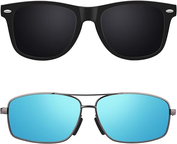 Sunier Fashion Rectangular Al-Mg Mirrored Sunglasses