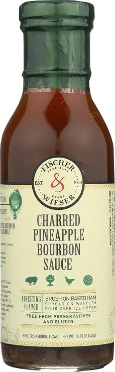 Fischer & Wieser Charred Pineapple Bourbon Sauce, 15.75 oz