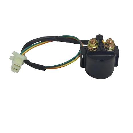 Starter Solenoid Relay Compatible with Honda ATC200 FourTrax 125 250 300 TRX125 TRX200 TRX250 TRX300 TRX300FW 1981-2000 Replacement for 35850-HC4-000 31200-HC4-033 35850-HA8-771 35850-415-007