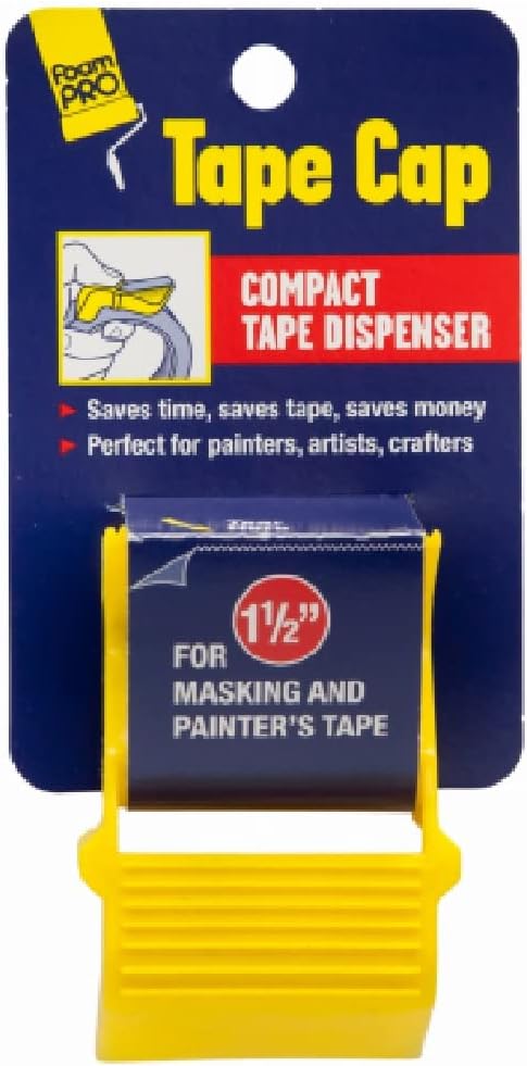 FoamPRO 1.5 in. W X 3 in. L Tape Cutter Yellow