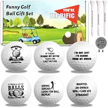 Fancy Land Funny Golf Ball Gift for Dad Golfers Grandfather Birthday Christmas Bulk Fathers Day