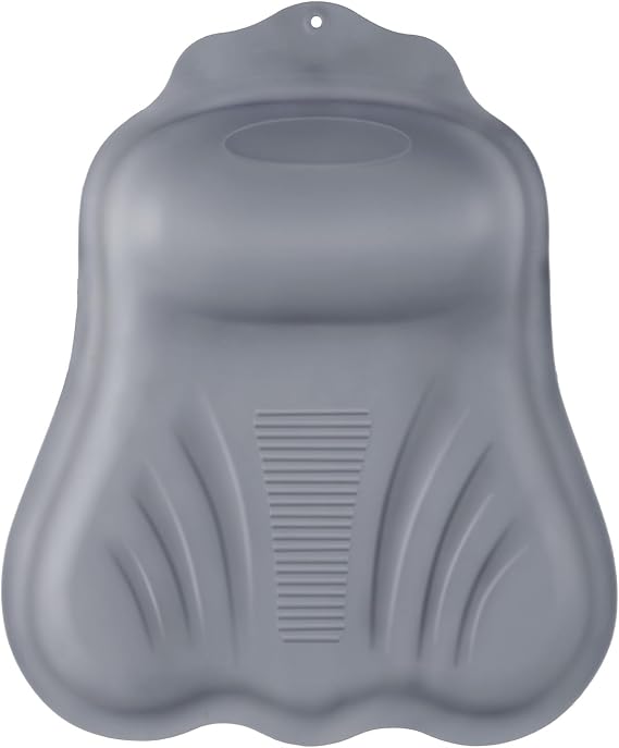 Goowin Bath Pillows for Tub, New Generation Skin-Friendly Silicone Bath Pillow, Luxury Bathtub Pillow for Head and Neck, Powerful Suction Tub Pillow for Bathtub with Inflatable Airbag (Grey)