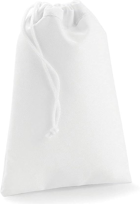 BagBase Sublimation Stuff Bag (4 Sizes) (S) (White)