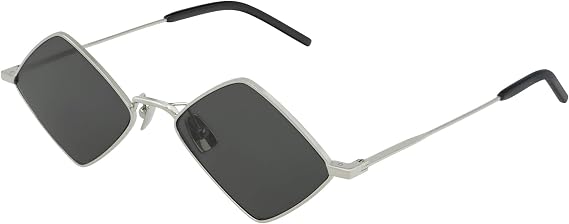 Saint Laurent SL302 001 Silver LISA Square Sunglasses Lens Category 3 Size 55mm