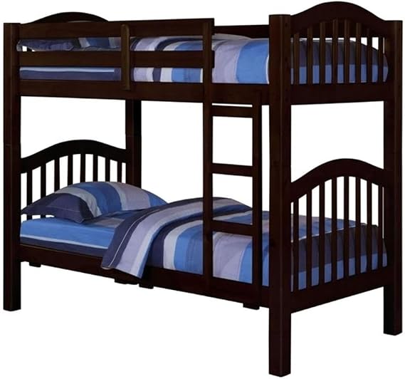 Acme Heartland Twin/Twin Bunk Bed, Espresso