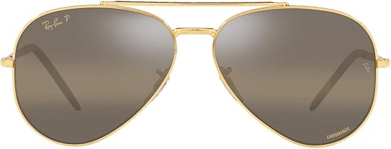 Ray-Ban Unisex Rb3625 New Aviator Aviator Sunglasses