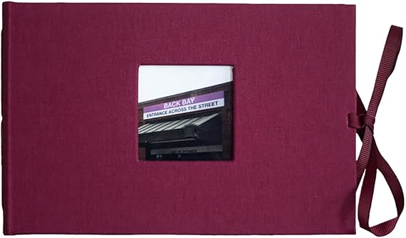 Kolo Noci Small 4x6 Photo Album, Holds 24 Photos, Ideal for Weddings and Baby Books, Bordeaux