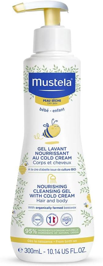 Mustela Mustela Nourishing Shampoo Containing Cold Cream for Dry Skin 300 ml 1 Pack