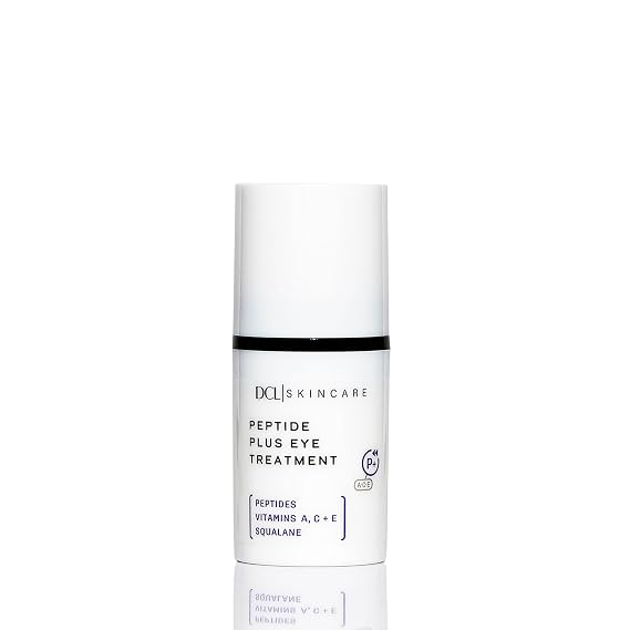 DCL Skincare Peptide Plus Eye Treatment for Wrinkles & Puffiness, 0.5 Fl oz