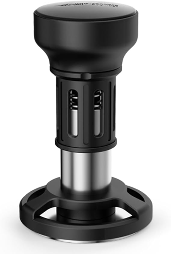 Base Tamper, 58mm Constant Pressure Coffee Tamper with 4 Spring System, Ergonomic Handle, for Machine Portafilters