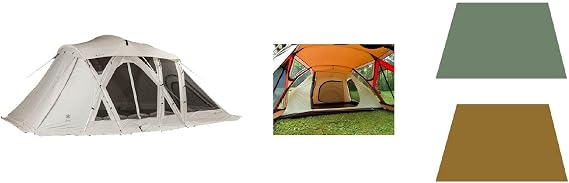 Snow Peak Tent Shelter Living Shell/Living Shell Long Pro./65th Anniversary Model/Snow Festival 2024 Autumn Field Play Set