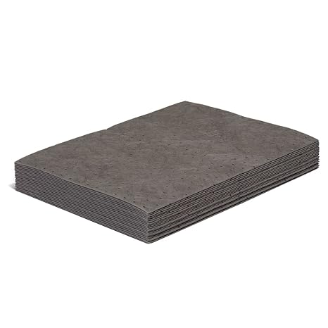 PIG Premium Absorbent Mat Pads | 20 Oil Absorbent Pads | The Original PIG Mat | 15" x 20" Oil Pads | Each Pad Absorbs 28 oz | Total Absorbency is 4.4 Gallons | 20-Count | Heavyweight | PM50275