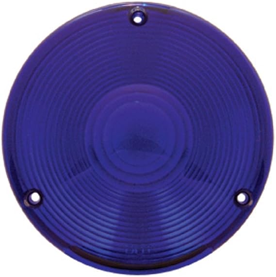 C2W Light Lens Compatible with Freightliner, 4 inch Round, Blue