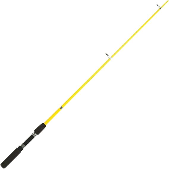Eagle Claw Pack-It Telescopic Spinning Rod, Yellow, 5-Feet 6-Inch