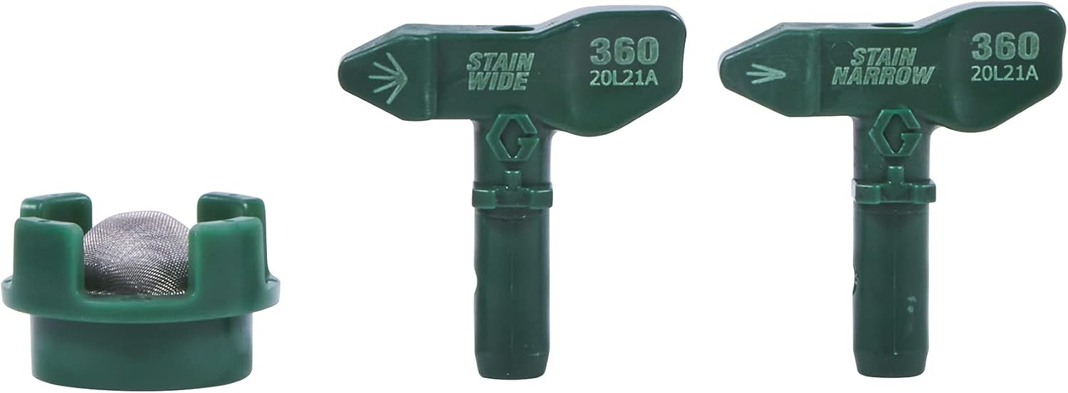 Graco 18F519 TrueCoat 360 Stain Spray Tip Kit - for Magnum TrueCoat 360 range, Green
