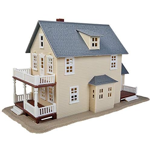 Walthers Trainline HO Scale Model Two-Story House 3 x 7. 7.7 x 17.7cm