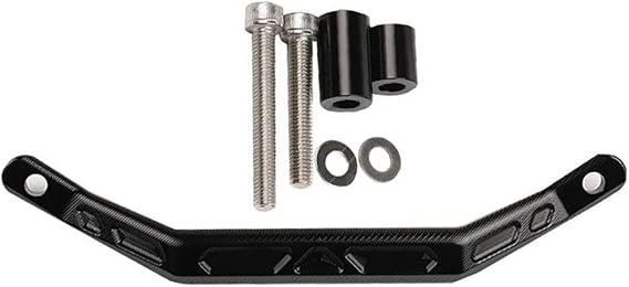 Rear handle Motorcycle Tail Rear Seat Passenger Pillion Handle Grab Bars Armrest Grip Accessories For H-ONDA CRF250 For Rally MD47 2021 2022 2023(Black- Silver)
