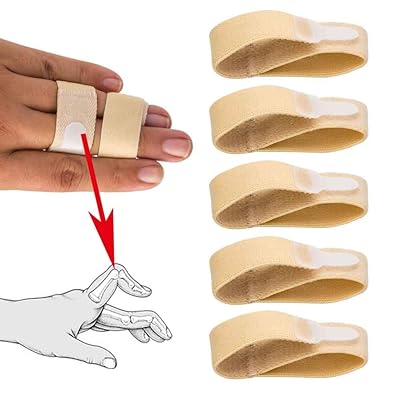 Buddy Finger Wraps,Taping Treatment for Jammed,Dislocated, Broken or Sprained Fingers,Prevent Further Injury from Occurring by Malt Goods5 pcs