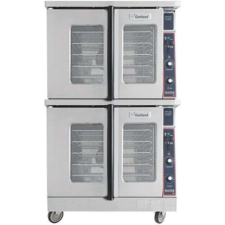 Garland MCO-ES-20-S 38 Master Series Standard Depth Double Convection Electric Full-Size Oven with Simple Control Airbaffling System Energy & Efficiency Management in Stainless