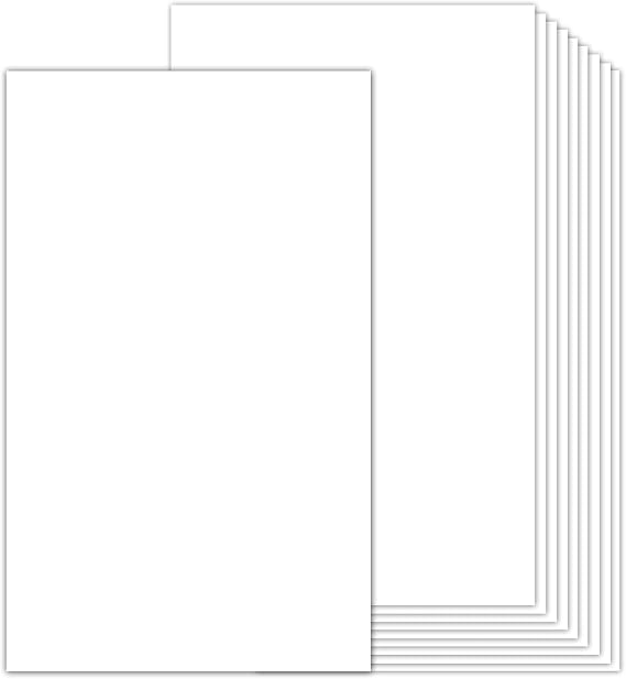 Legal Size Cardstock 8.5x14 White 110lb